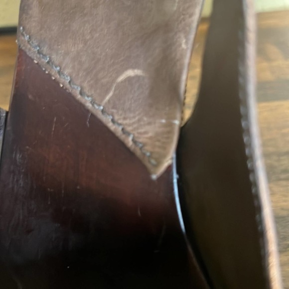 Belle‎ by  Sigerson Morrison Platform Wedge Sandal 7.5 - Picture 11 of 11